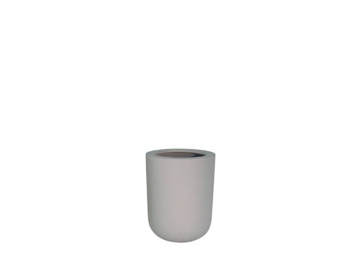 Blumen-Topf Stonefiber Pot „Der Bottich“ yoooi grau, 44 cm