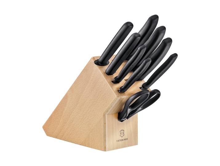 Victorinox Swiss Classic Messerblock 9 tlg. Holz