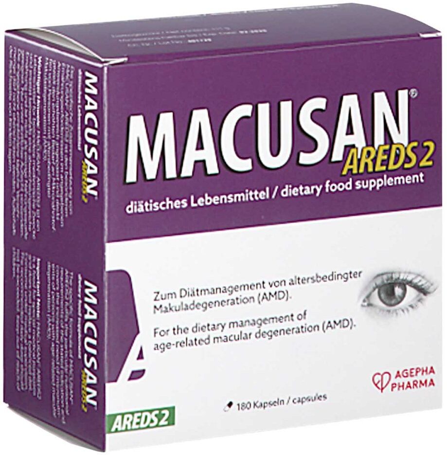 MACUSAN Areds 2 Kapseln 180stk