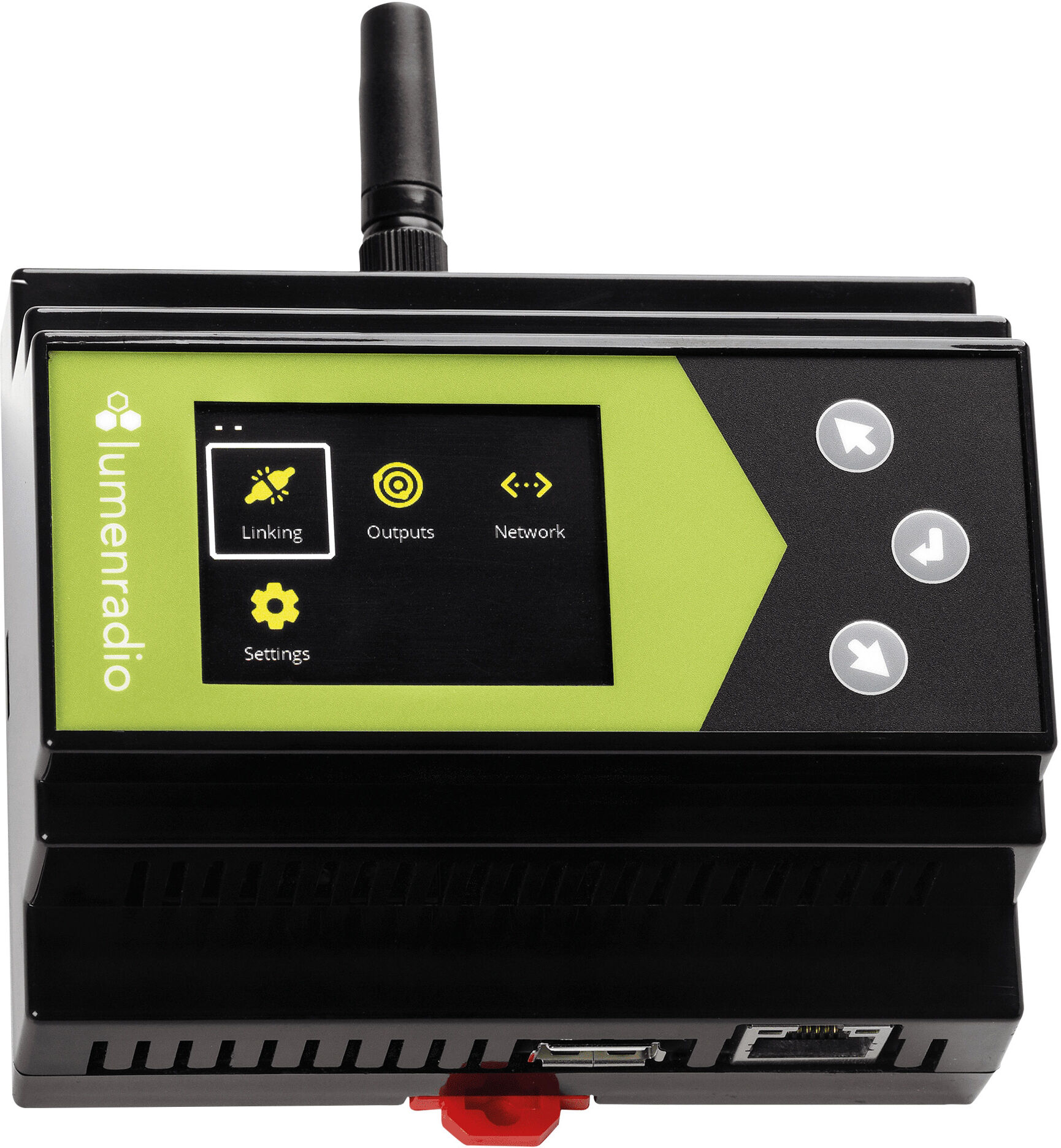 Lumenradio Galileo Max Erweiterbarer Din-Schienen-W-Dmx-Sender