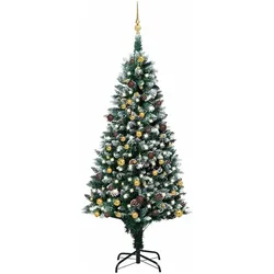 vidaXL, Weihnachtsbaum, Olivia (mit 61 goldenen/bronzenen Kugeln) (210 cm)