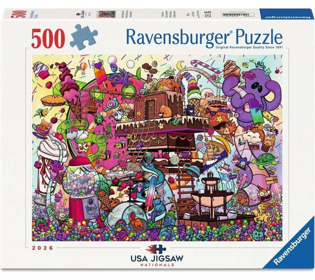 Ravensburger Puzzel USA Jigsaw Nationals Sweet Playground - 500 stukjes