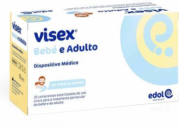 Visex Compressas Esterilizadas Bebé e Adulto 20 un