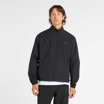 Laufjacke NEW BALANCE "FAST DAYS JACKET", Herren, Gr. L, schwarz (schwarz (bk)), Obermaterial: 100% Polyester, Jacken, feuchtigkeitsableitendes Material, mit Bewegungsfreiheit