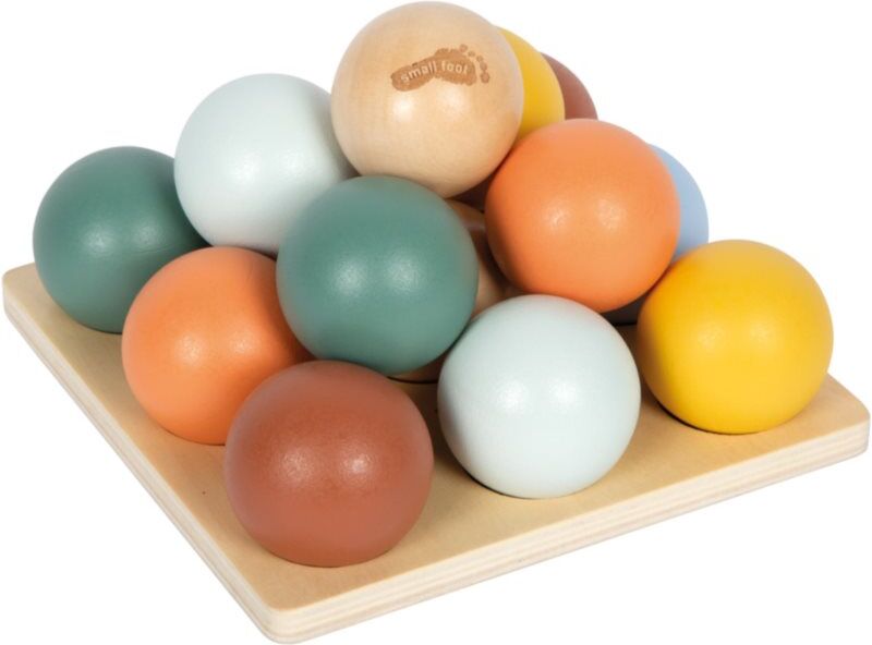 Small foot Montessori Sorting Game with Balls jeu de tri 12m+ 15 pcs