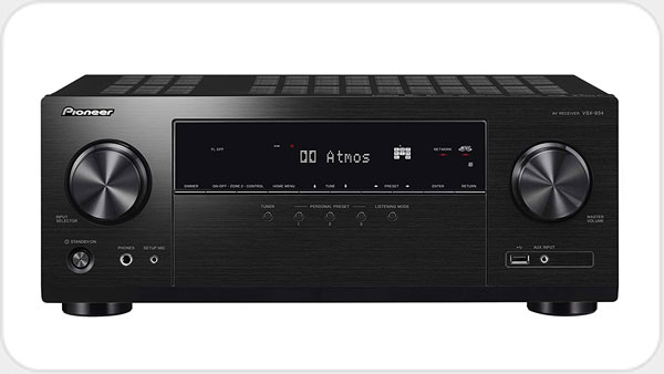 Pioneer VSX-934 7.2-Kanal AV-Receiver *schwarz* Dolby Vision und Dolby Atmos 5.2.2 PI15461