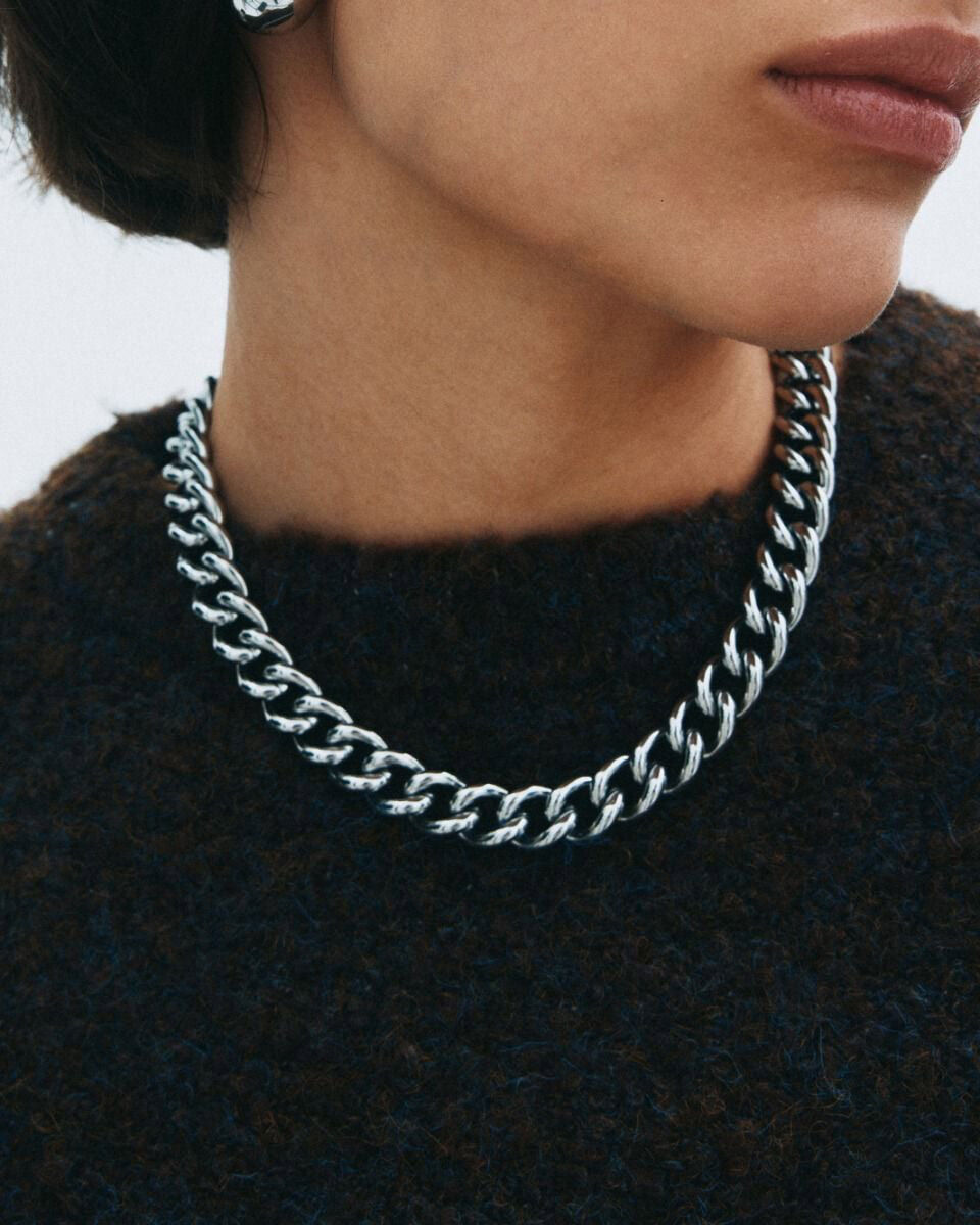 Edblad Bold Curb Chain halsband 45 cm 132397