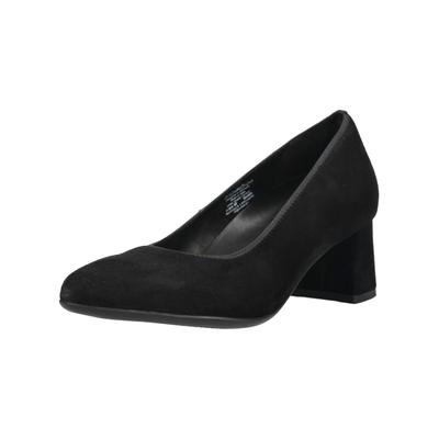 Pumps ARA "Ara Pumps Veloursleder", Damen, Gr. 37,5, schwarz, Veloursleder, Schuhe Pumps