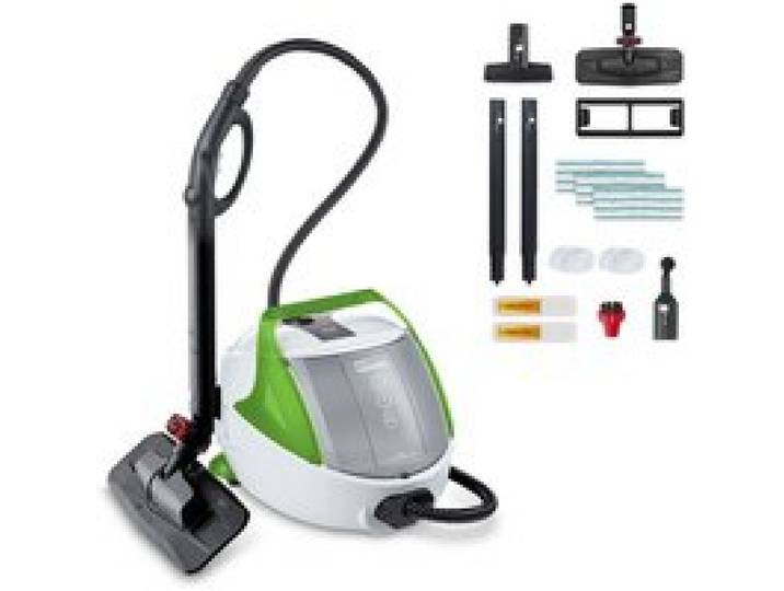 POLTI VAPORETTO PRO 8X ECO PLUS 1900W - Nettoyeur Vapeur 5 bar - 115g/min - Élimine 99 99% des Bactéries - Réservoir de 2L