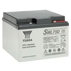 Yuasa SWL750 22,9Ah (10h) mit 750 Watt 12V Bleiakku SWL Serie AGM Akku