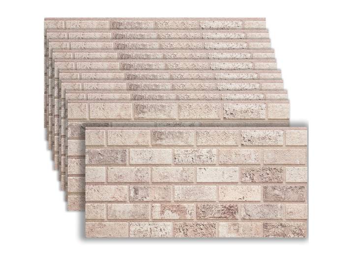 3D Wandpaneele - Backstein taubegrau
