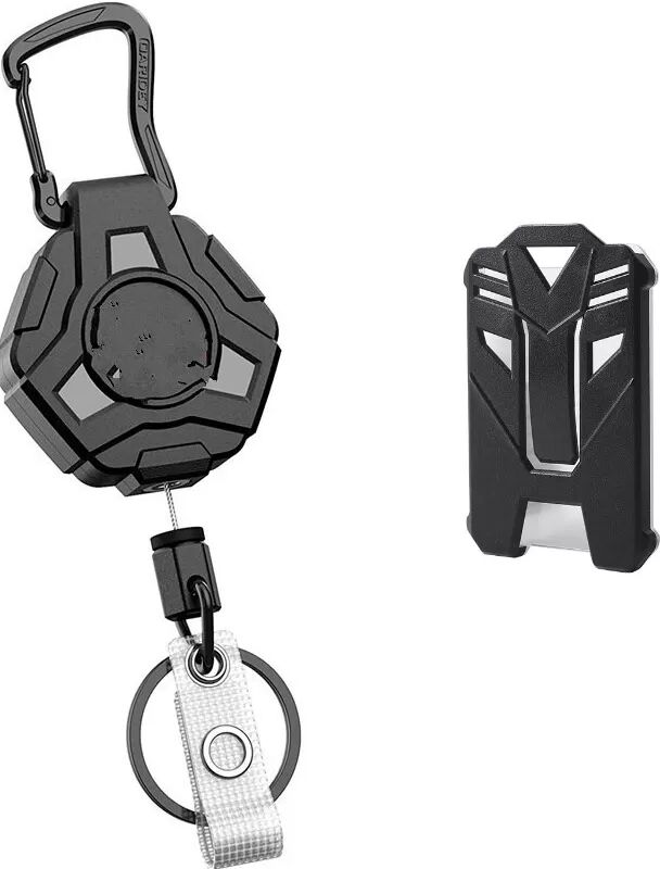 INF Porte-carte yo-yo extractible pour carte d'accès, carte d'identité