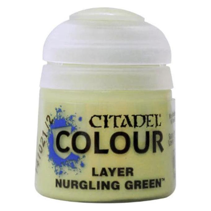 Games Workshop Citadel Pot de Peinture - Layer Nurgling Green (12ml) (9918995123406)