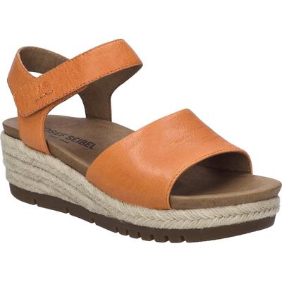 Sandale JOSEF SEIBEL "Miranda 02, papaya", Damen, Gr. 39, orange (papaya), Obermaterial: 100% Rindsleder Leather cow., Schuhe Sandale