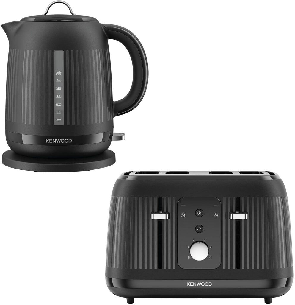 Kenwood Dawn 1.7L Kettle & 4 Slice Toaster Midnight Black