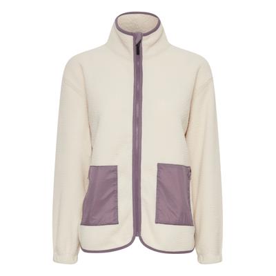 Outdoorjacke OXMO "Outdoorjacke OXPiper", Damen, Gr. L, beige (birch), Obermaterial: 100% Polyester PES., Jacken Outdoorjacke