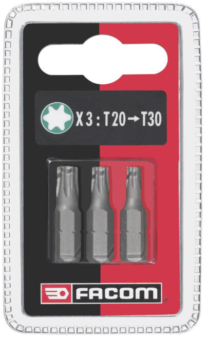 Facom Set de 3 embouts TX 12 Série 1 (EX12.J3)