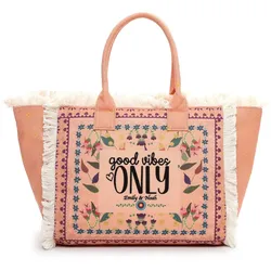 Emily & Noah Shopper Elea groß apricot - 33