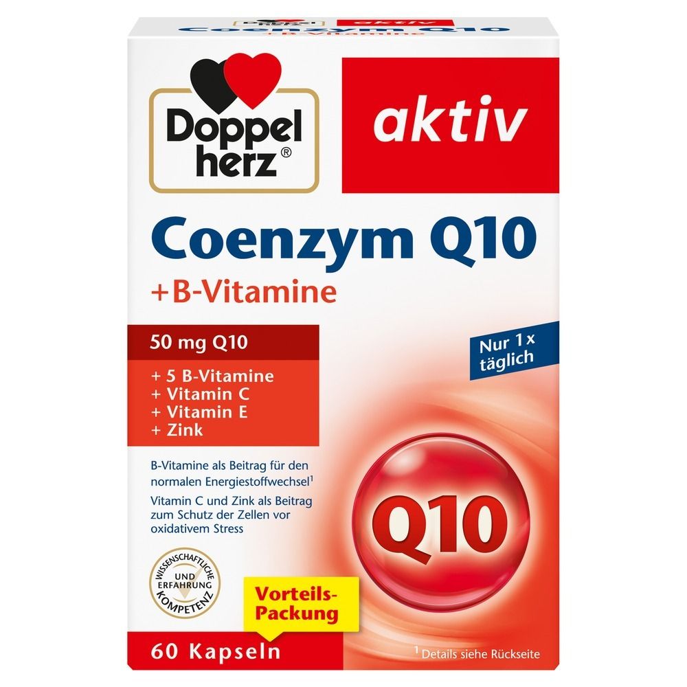 Doppelherz Coenzym Q10+B Vitamine Kapseln 60 St