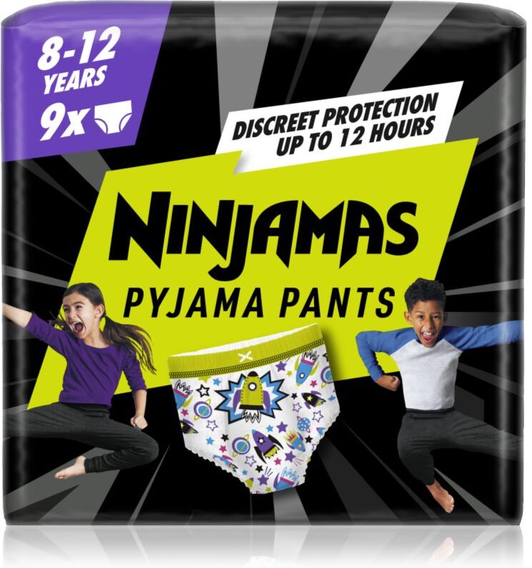 Pampers Ninjamas Pyjama Pants Pyjama-Windelhöschen 27-43 kg Spaceships 9 St.
