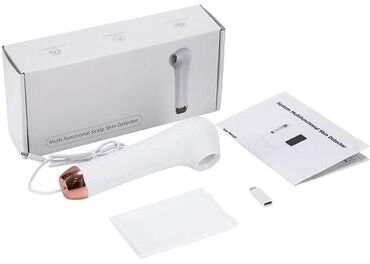 Uplifted Goods Wireless Scalp And Skin Analyzer With Phone And Tablet Connection white