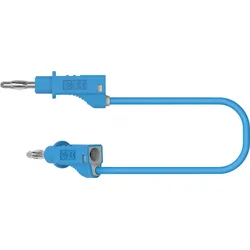 PJP 2112-100BL - Messleitung, 1,0 mm2, 1,0 m, blau, stapelbar