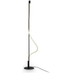 Maytoni, Stehlampe, Tau LED Stehleuchte, Stehlampe 15W Schwarz Warmweiss (450 lm)