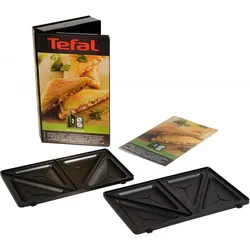 Tefal XA8102F0 XA800212 Club Sandwich Set Snack Sandwich-Platten mit Rezeptbuch