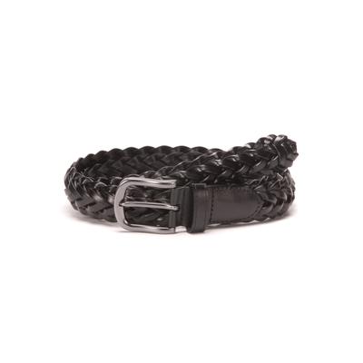 Ledergürtel BA98-COLOGNE "BA98-Cologne Gürtel", Damen, Gr. 85, schwarz, Obermaterial: 100% Lammleder LEL., uni, Gürtel Ledergürtel, handgeflochten
