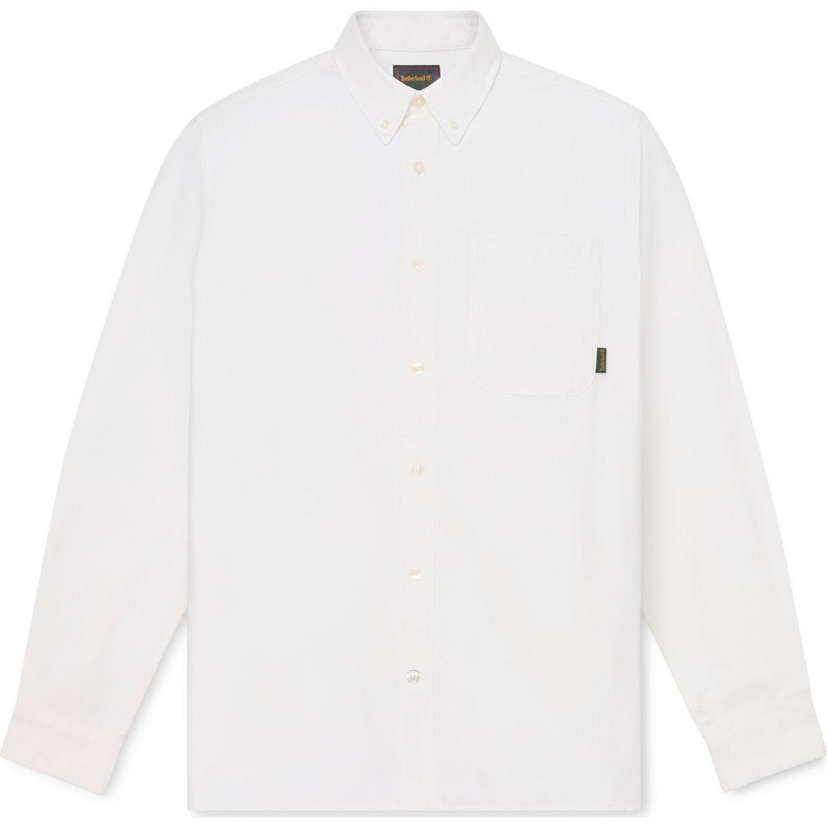 Timberland Mens Solid Oxford Shirt white yd L TBC0YH8AA941-L