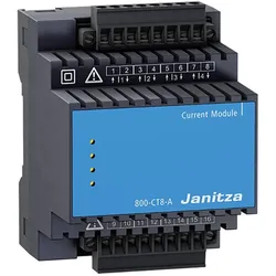 Janitza, Energiemessgerät, Modul 800-CT8-A Mehrkanaliges Strommessmodul für Betriebsstromstrom