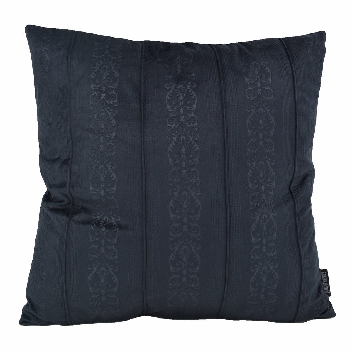 Sierkussen Velvet Versaille Zwart 45 x 45 cm