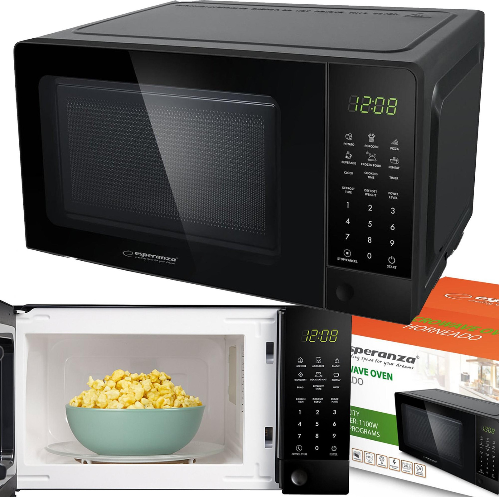 Esperanza Magnetronoven met bakfunctie
