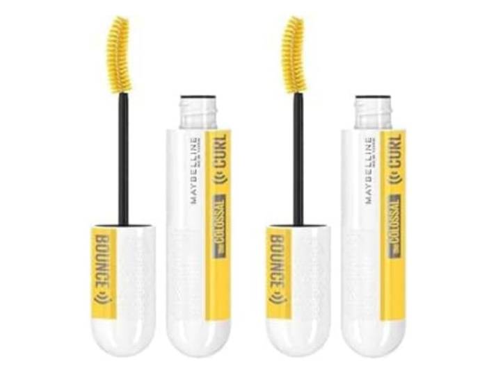 2 x Maybelline Colossal Curl Bounce mascara 10 ml - 01 Very Black