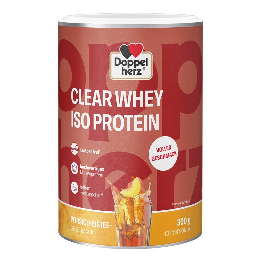 Queisser Pharma GmbH & Co. KG Doppelherz Clear Whey Iso Protein Pfirsich-Eistee 19874799