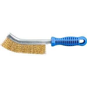 PFERD-TOOLS Drahtbürste 43698002, Handbürste 265mm, 1-reihig, mit gewellten Borsten aus Messing