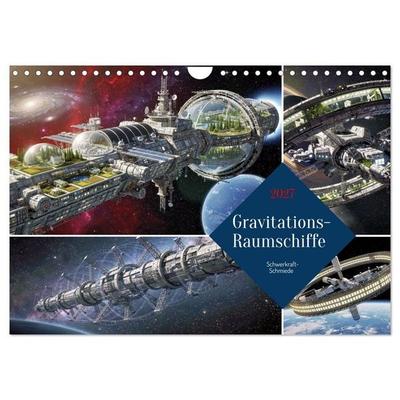 Gravitations-Raumschiffe (Wandkalender 2027 DIN A4 quer), CALVENDO Monatskalender
