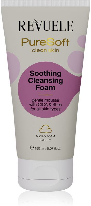 Revuele PureSoft Clean Skin foaming face wash with soothing effect 150 ml