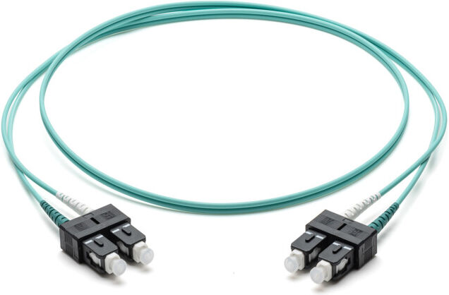 Corning Câble de raccordement fibre optique SC/SC OM3 50/125 2m turquoise (F575702T2Z20002M)