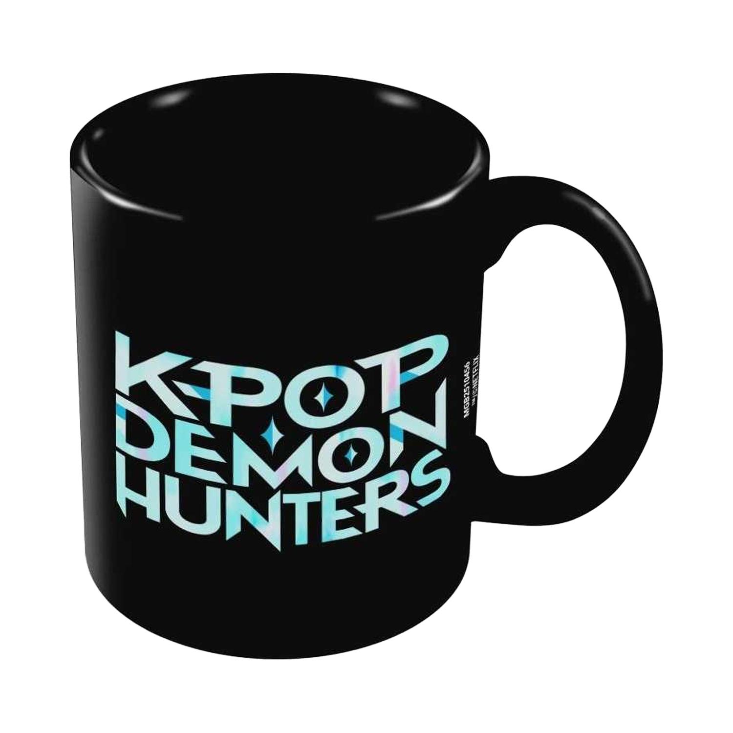 K-Pop Demon Hunters Logo Mok (Zwart)