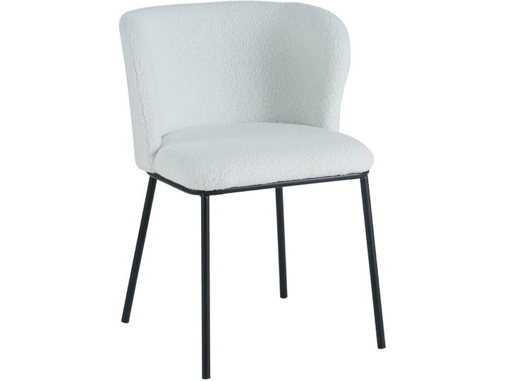 Stuhl 2er-Set Constanze weiss Stoff