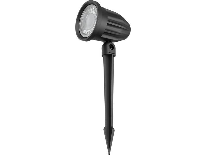 LED Prikspot - Brinton Luxara - 7W 700lm - IP65 Waterdicht - Helder/Koud Wit 6500K - Zwart