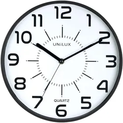 UNiLUX Wanduhr Pop Ø 30 cm schwarz