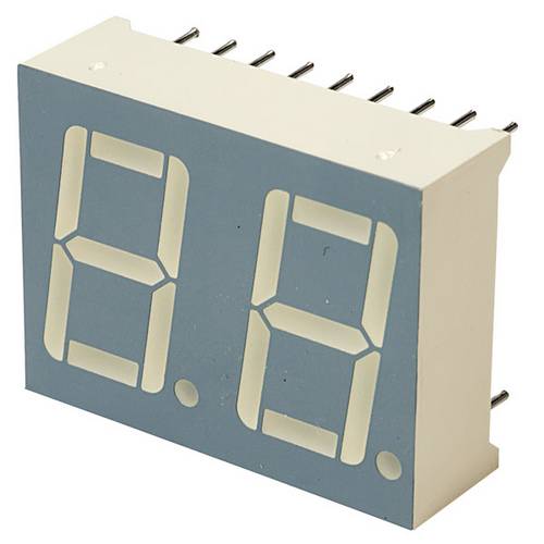 Kingbright 7-Segment-Anzeige Rot 2V DC56-11EWA