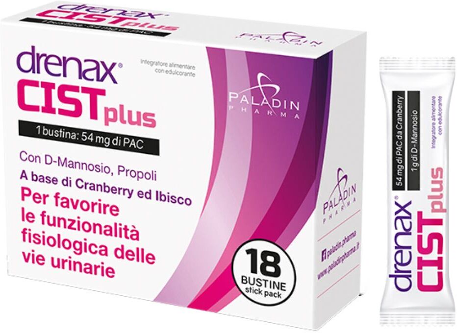 PALADIN PHARMA SpA Drenax Forte Cist Plus, 18 Stick Orali