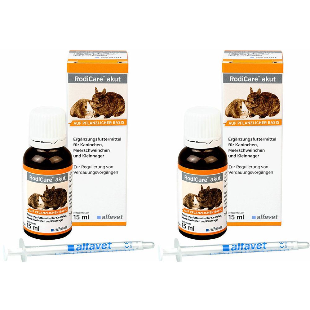 Rodicare Akut flü.f.Kaninchen/Kleinnager/Meerschw. Doppelpack 2x15 ml Flüssigkeit