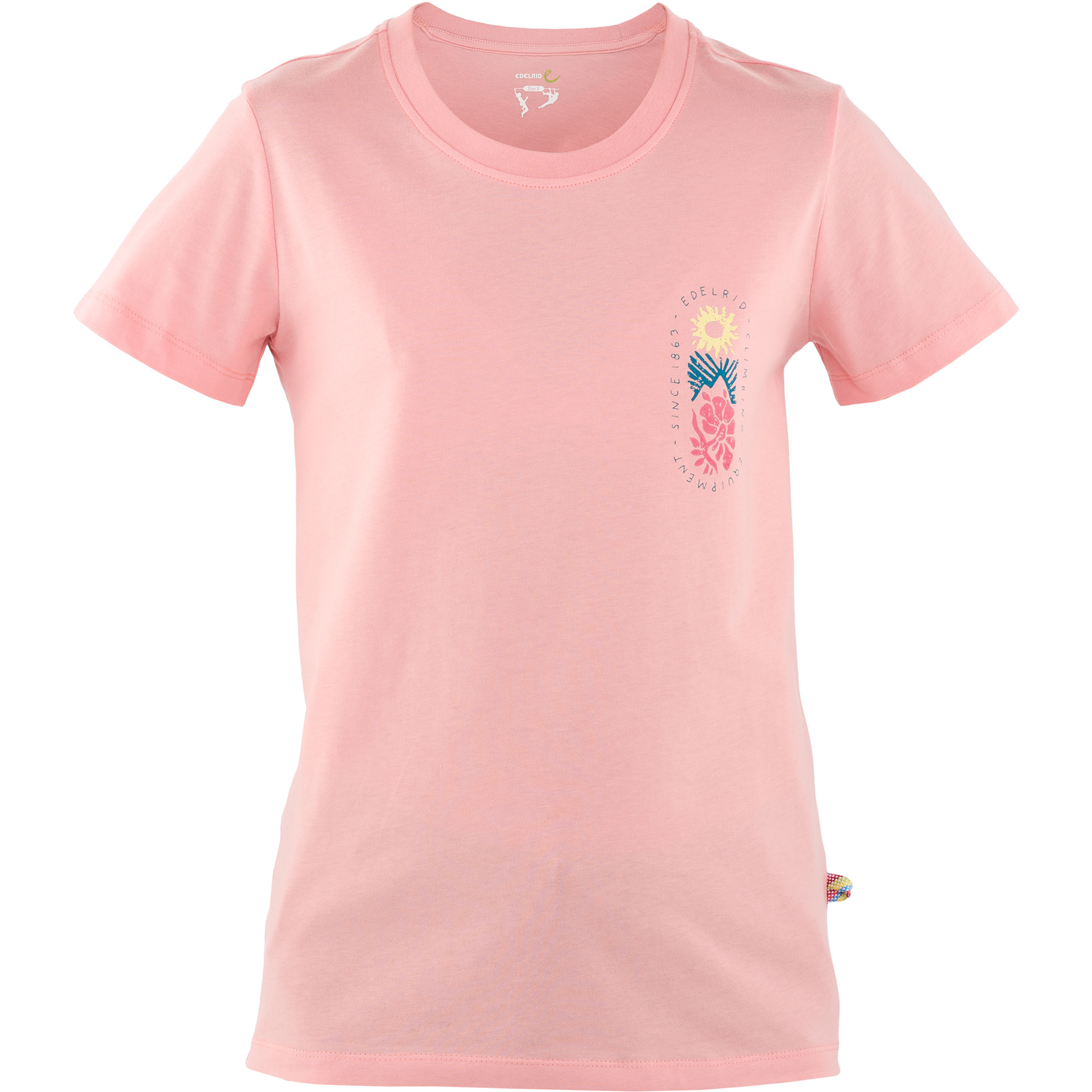 Edelrid Highball V Damen T-Shirts rosa Größe XS Bouldern | Sportklettern | Lifestyle Hautfreundlich