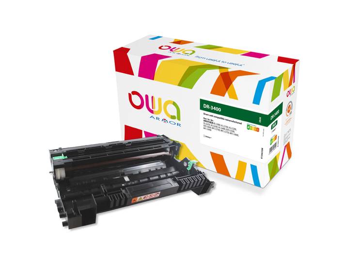 OWA Tambour compatible BROTHER DR3400 - K15967OW - Noir