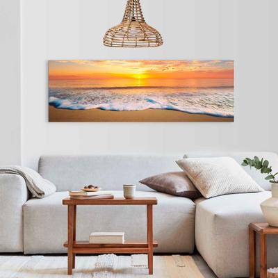 Deco-Panel REINDERS "Sonnenuntergang", orange (farbe bild(er): orange), B:156cm H:52cm T:2cm, Holzwerkstoff, Bilder