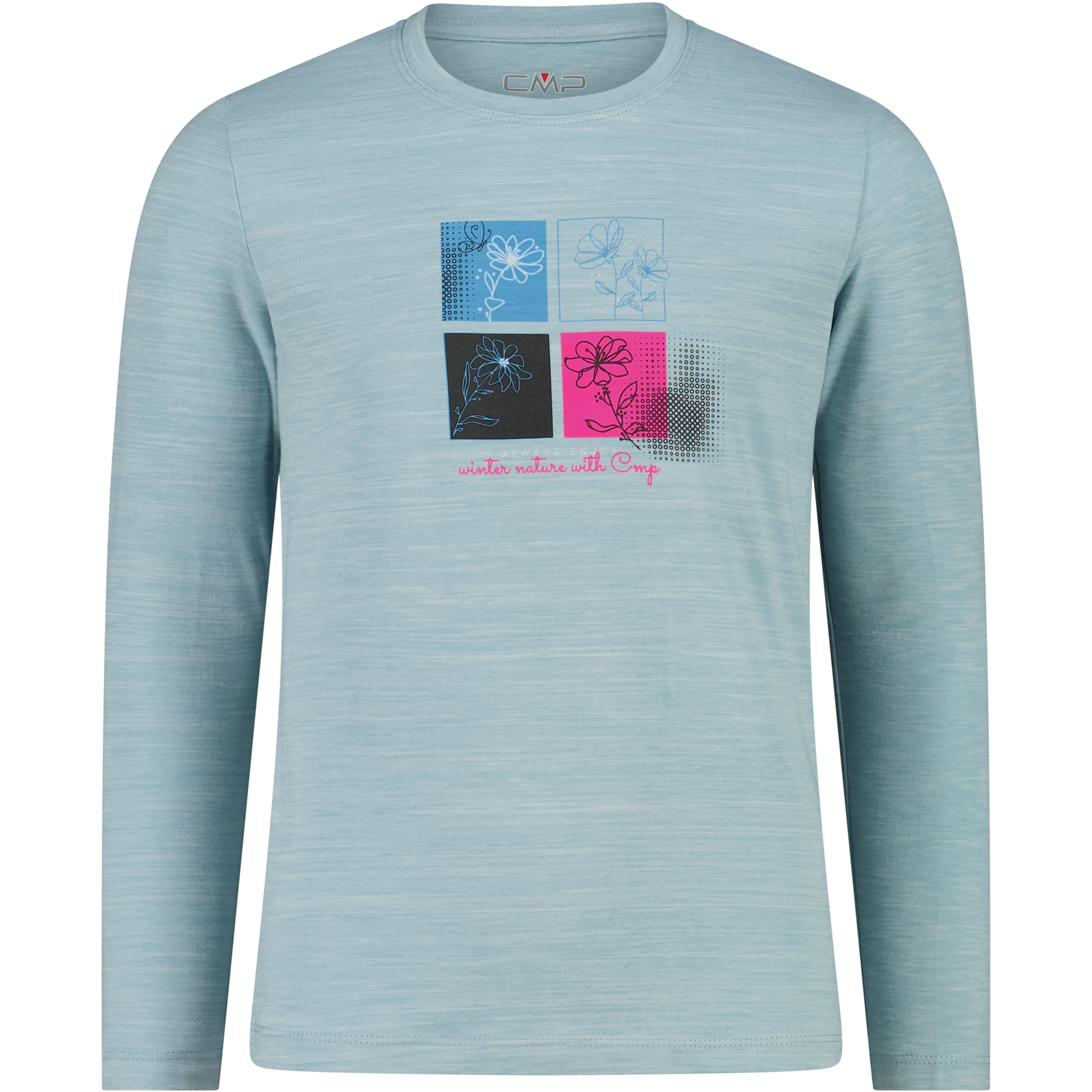 CMP Kinder Longsleeves blau Größe 98 Lifestyle Elastisch